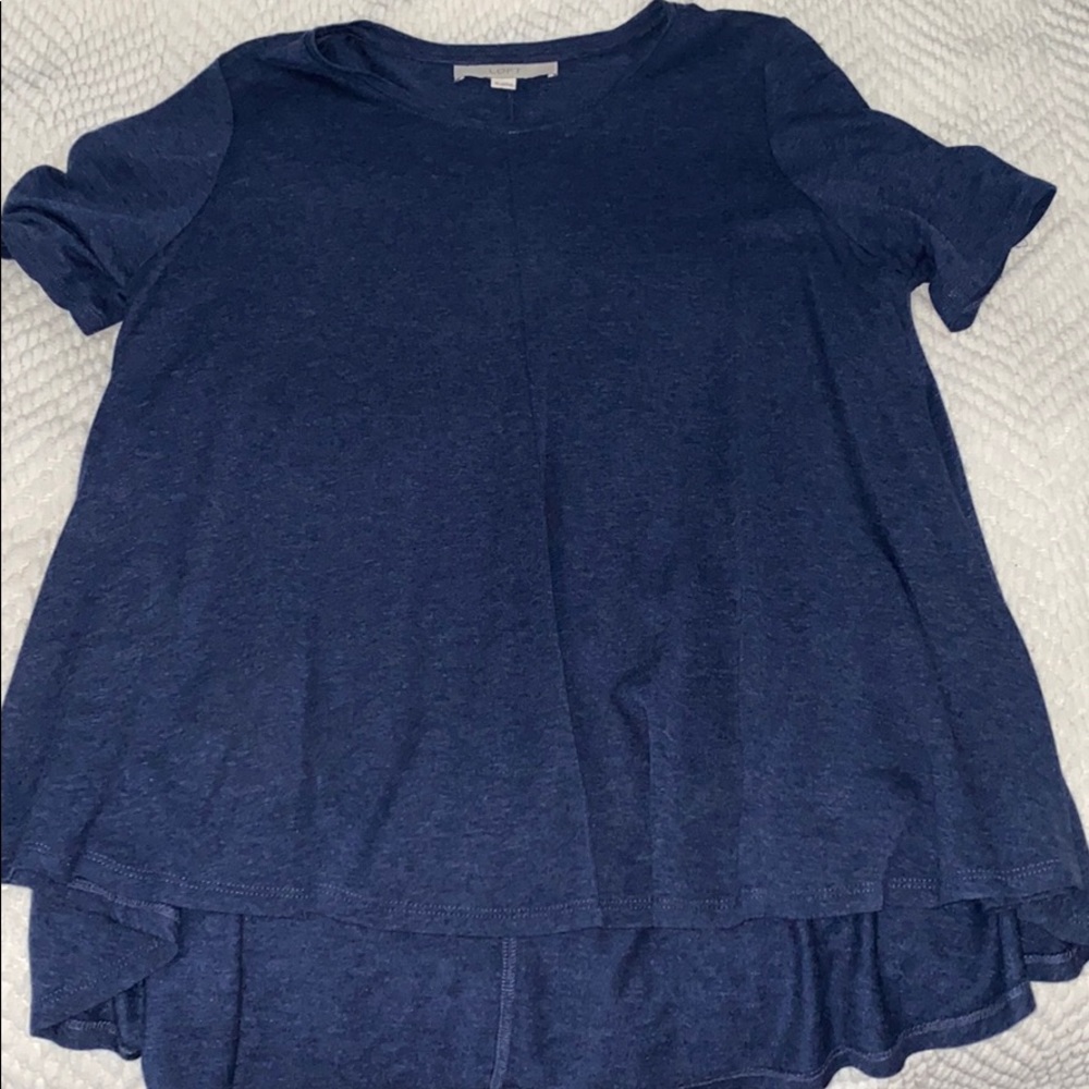 Loft blue swing high low top